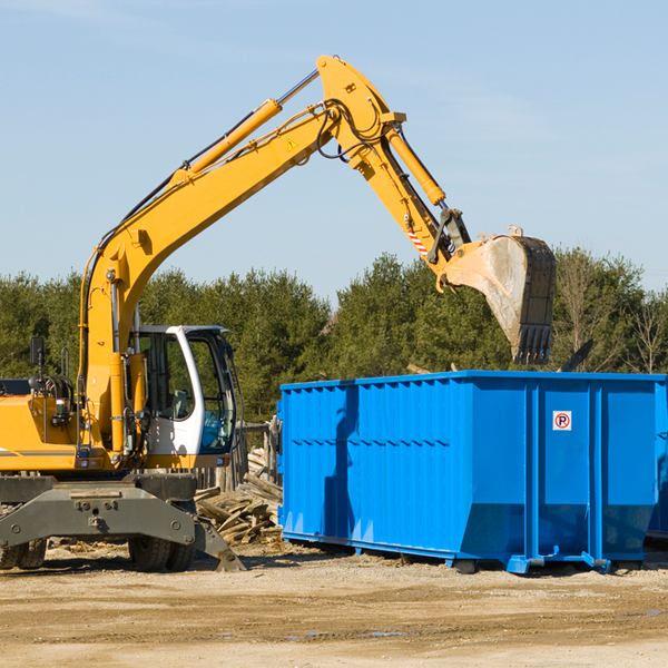 can i choose the location where the residential dumpster will be placed in Solana Beach California